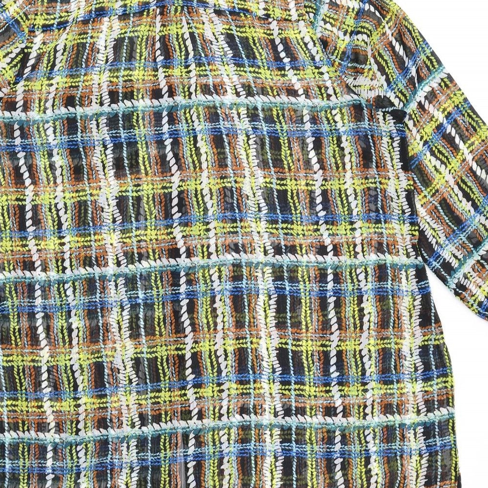 Papaya Womens Multicoloured Paisley Polyester Basic Button-Up Size 18 Collared