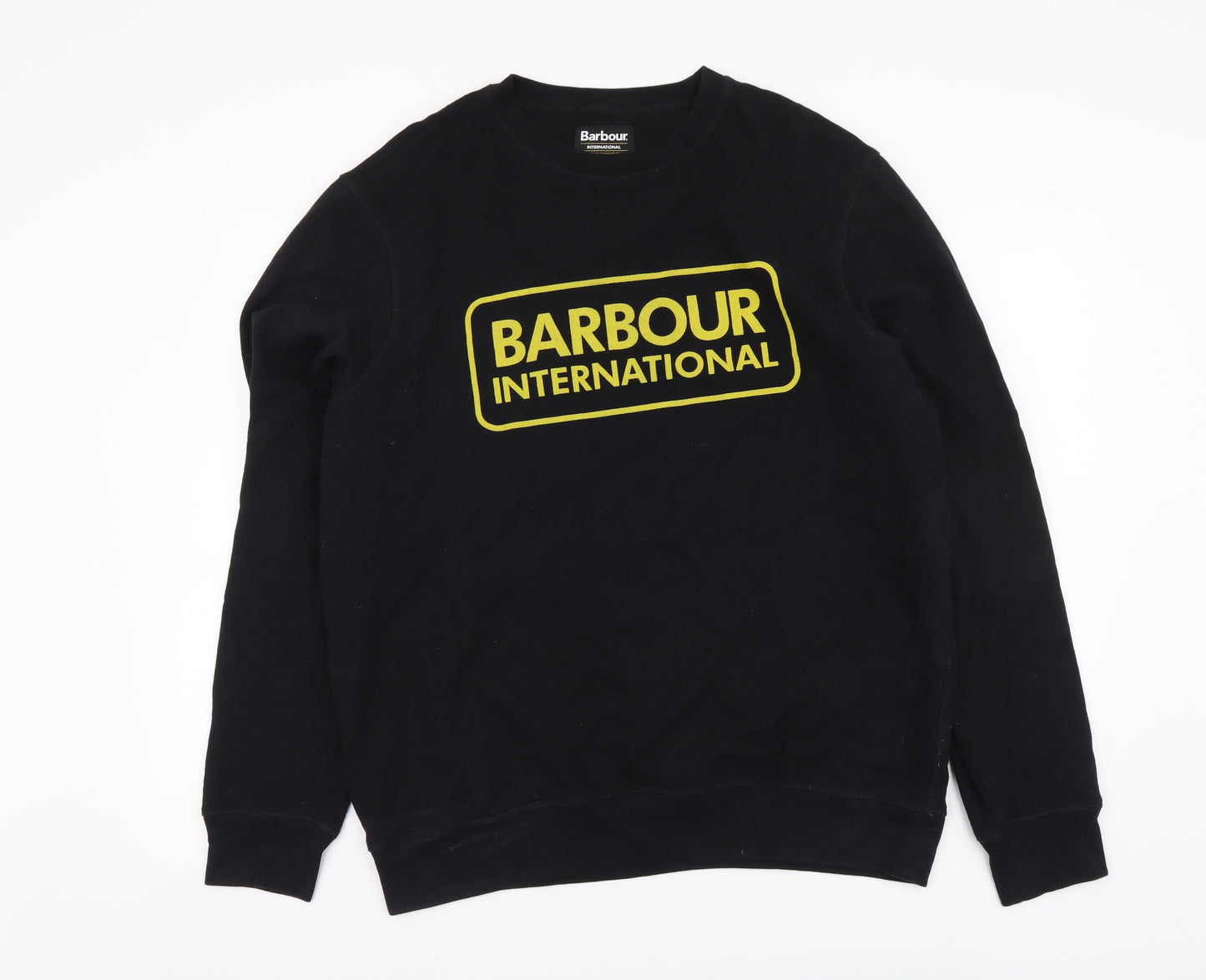 Barbour Mens Black Polyester Pullover Sweatshirt Size XL
