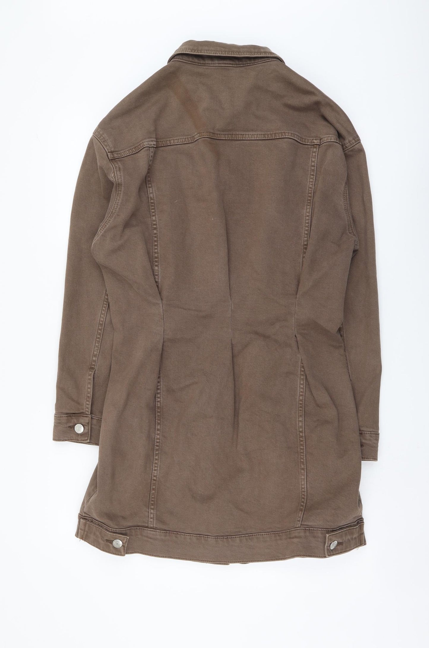 George Womens Brown Jacket Size 12 Button