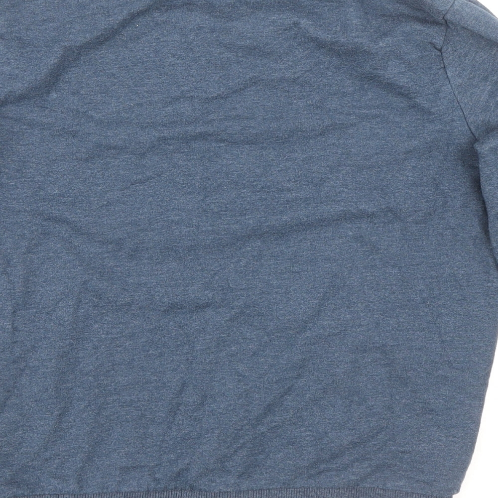 TU Boys Blue Cotton Pullover Sweatshirt Size 8 Years Pullover - Marvel
