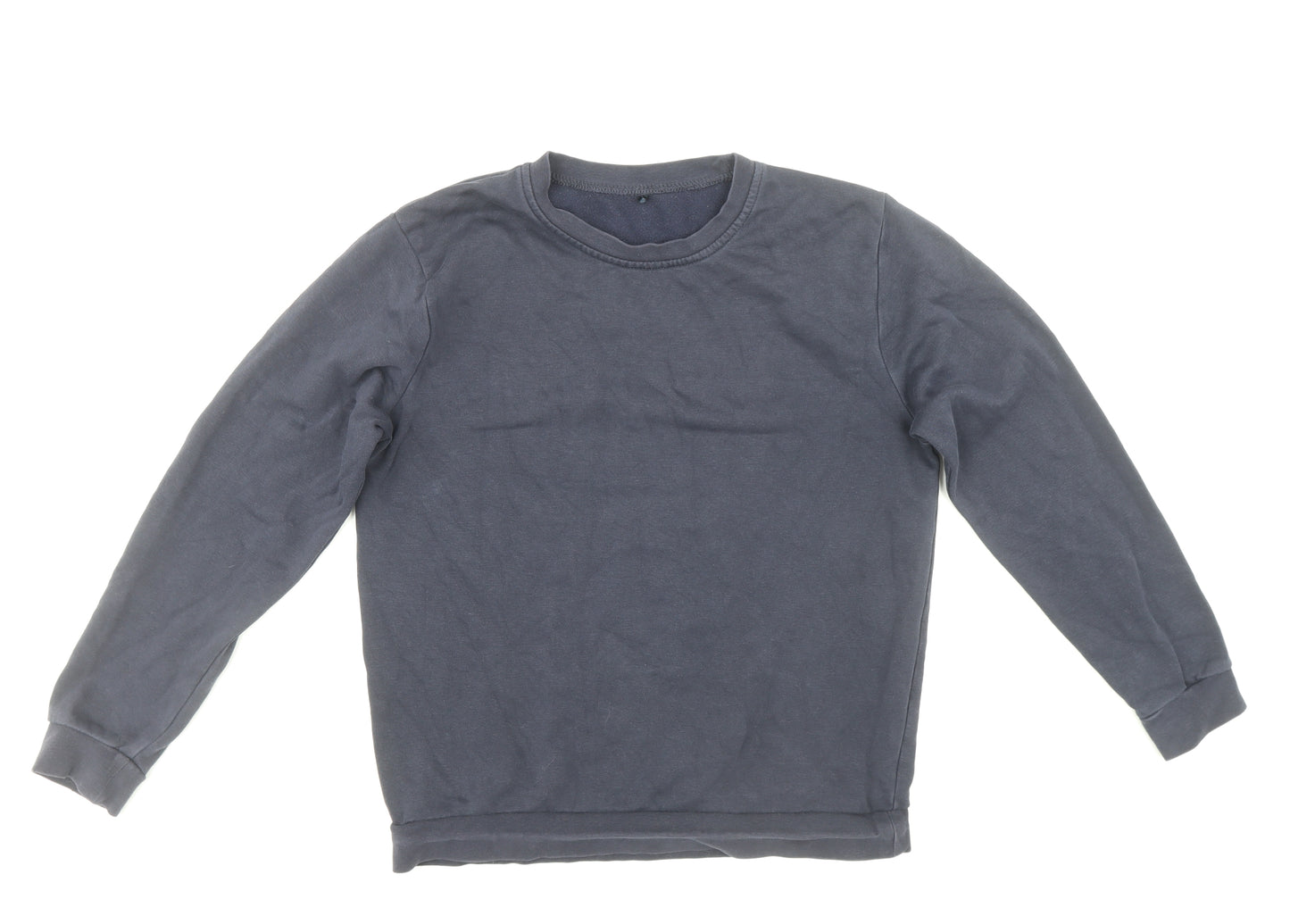 George Boys Blue Cotton Pullover Sweatshirt Size 12-13 Years Pullover