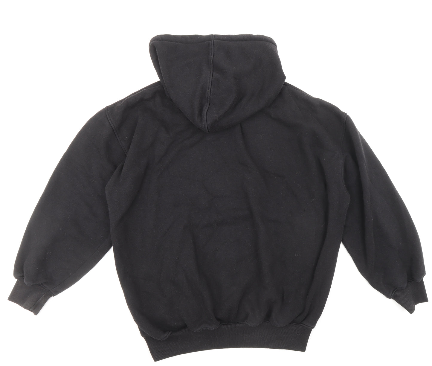 Missguided Womens Black Polyester Pullover Hoodie Size 8 Pullover - Basketball Court