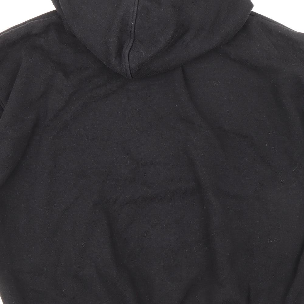 Missguided Womens Black Polyester Pullover Hoodie Size 8 Pullover - Basketball Court