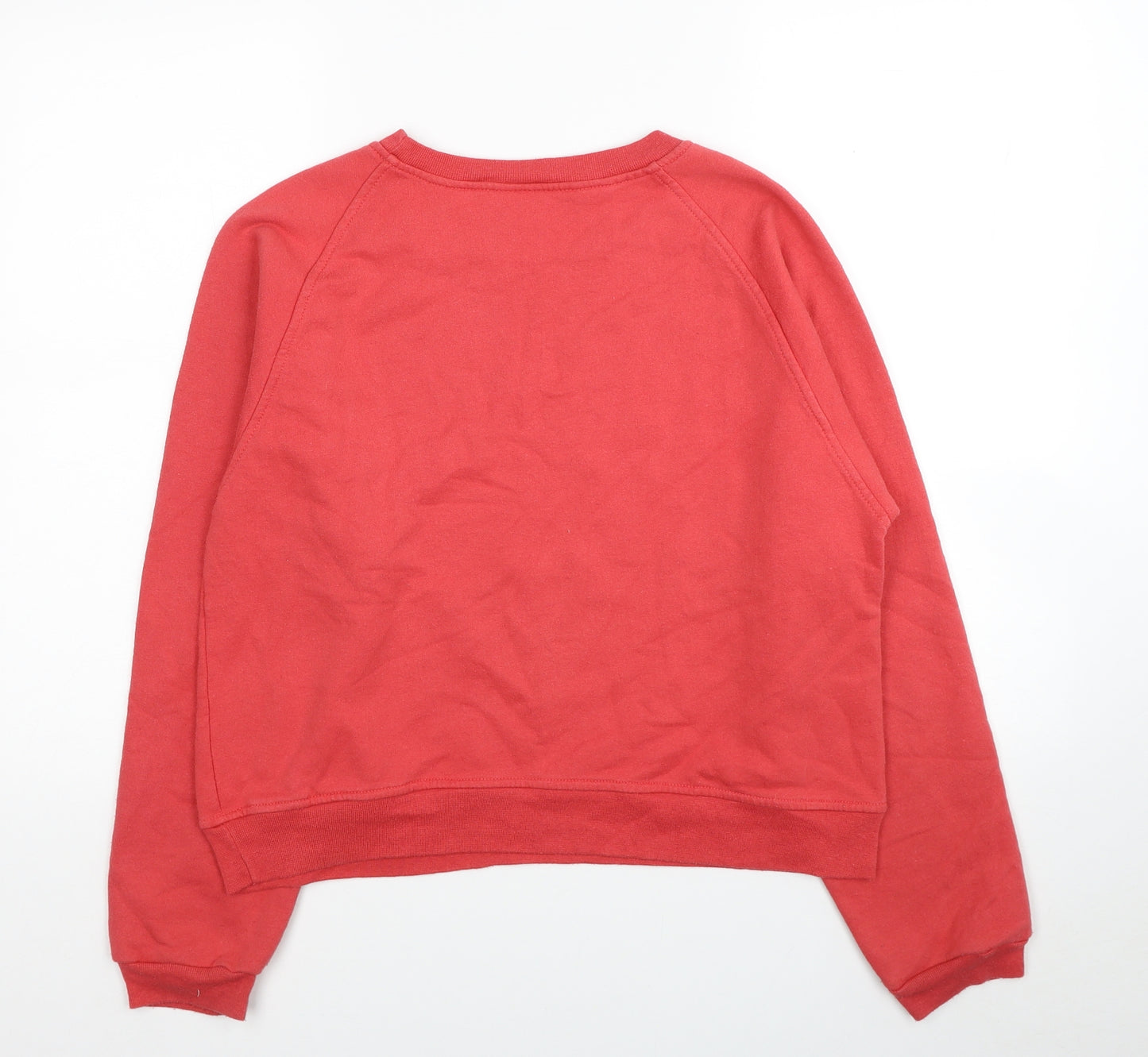 Champion Womens Red Cotton Pullover Sweatshirt Size M Pullover