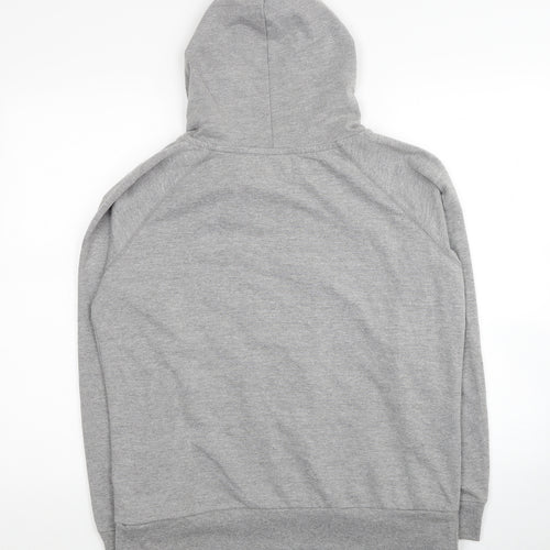 Peacocks Womens Grey Polyester Full Zip Hoodie Size 18 Zip