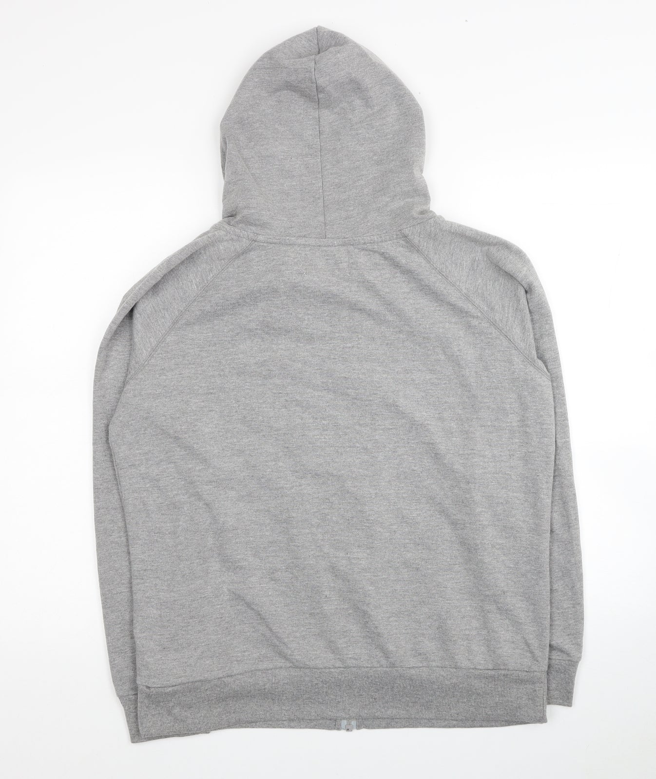 Peacocks Womens Grey Polyester Full Zip Hoodie Size 18 Zip