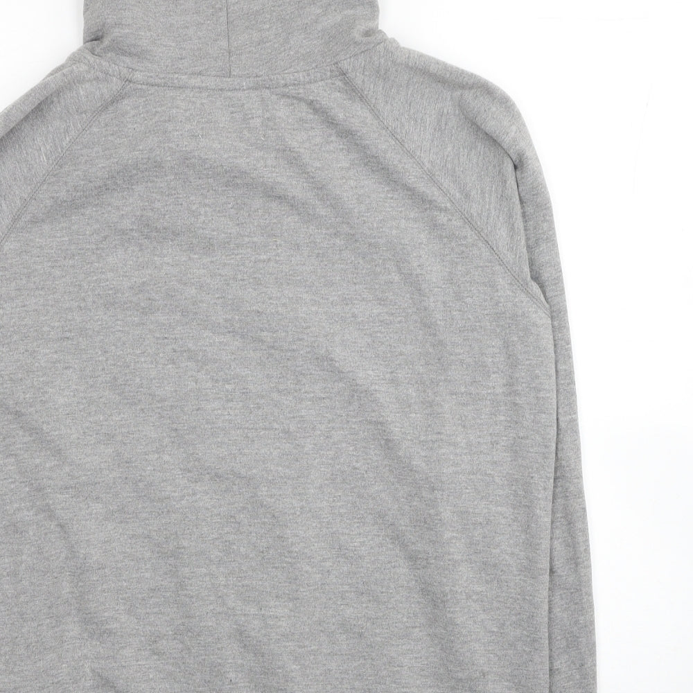 Peacocks Womens Grey Polyester Full Zip Hoodie Size 18 Zip