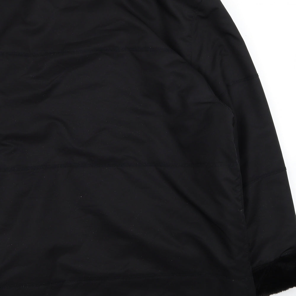 Goldix Womens Black Jacket Coat Size 14 Zip