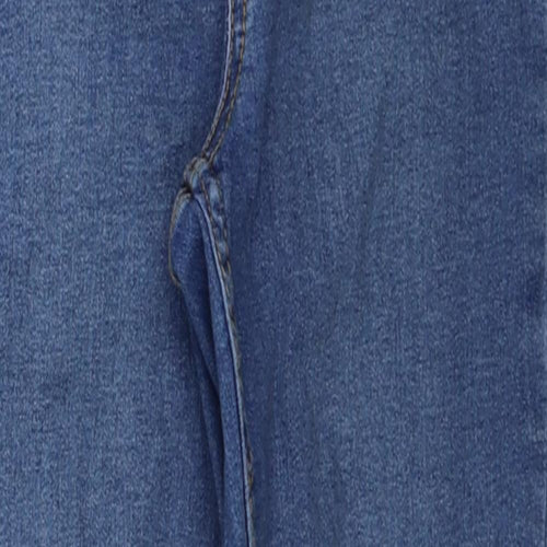 New Look Womens Blue Cotton Jegging Jeans Size 8 L24 in Regular