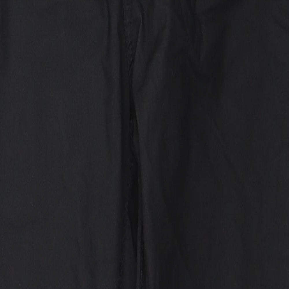 River Island Womens Black Cotton Skinny Jeans Size 12 L26 in Regular Zip