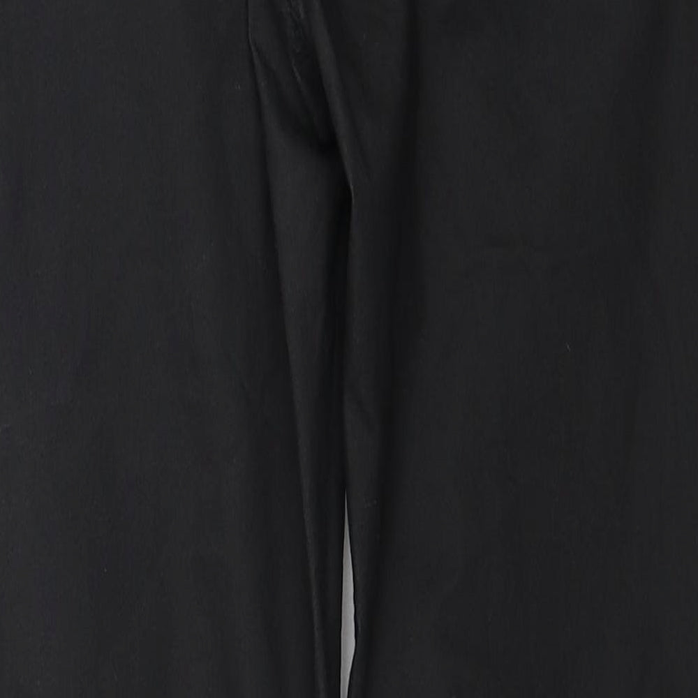 River Island Womens Black Cotton Skinny Jeans Size 12 L26 in Regular Zip