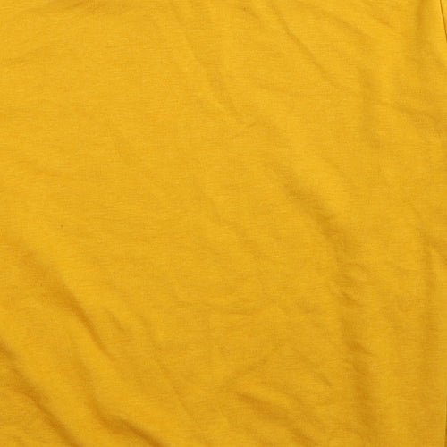 Primark Womens Yellow Polyester Pullover Sweatshirt Size 10 Pullover