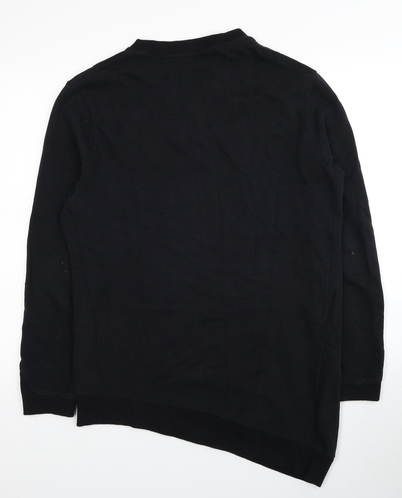 Religion Womens Black Cotton Pullover Sweatshirt Size M Pullover - Asymmetric