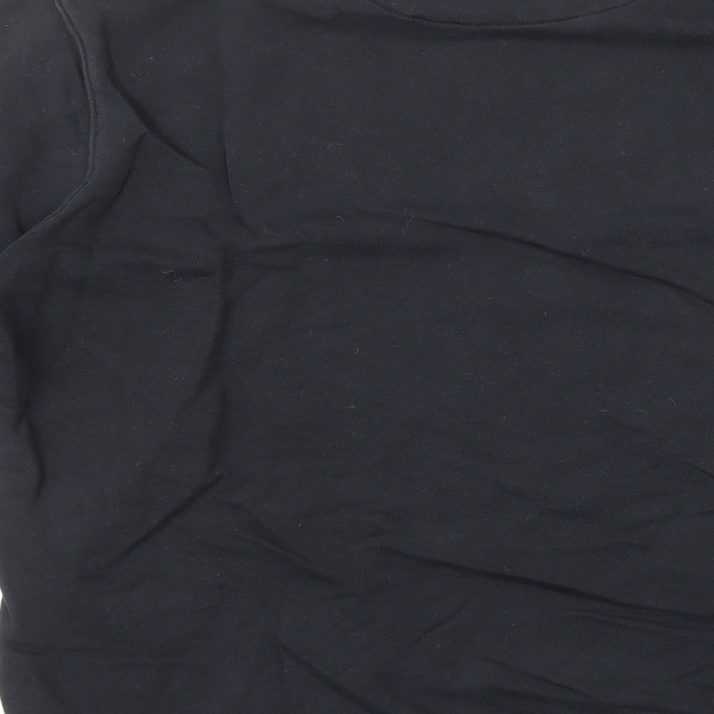 Lyle & Scott Mens Black Cotton Pullover Sweatshirt Size M