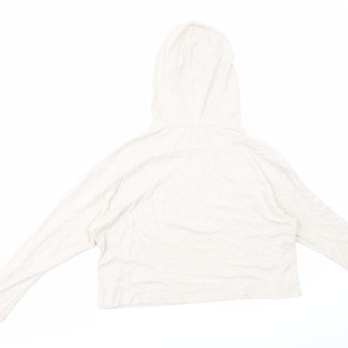 NEXT Womens Beige Polyester Pullover Hoodie Size S Pullover