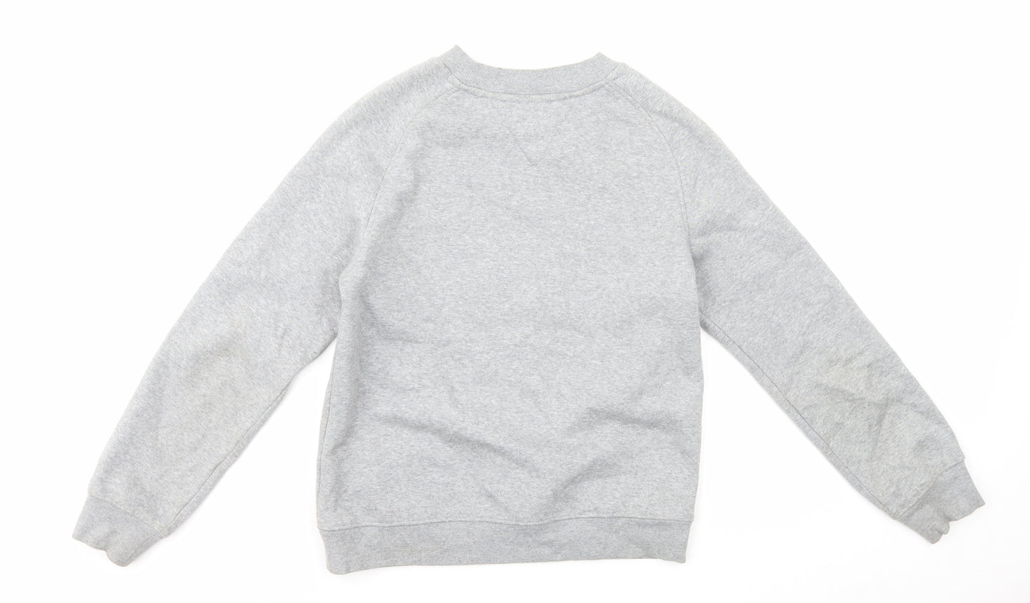 Tommy Hilfiger Womens Grey Cotton Pullover Sweatshirt Size S Pullover