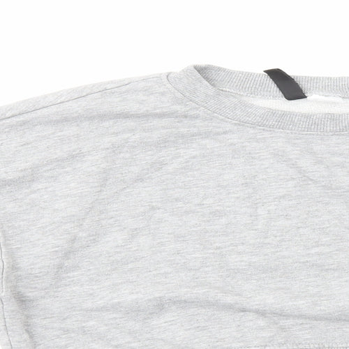H&M Womens Grey Cotton Pullover Sweatshirt Size S Pullover
