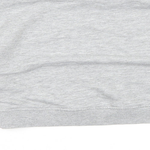 H&M Womens Grey Cotton Pullover Sweatshirt Size S Pullover