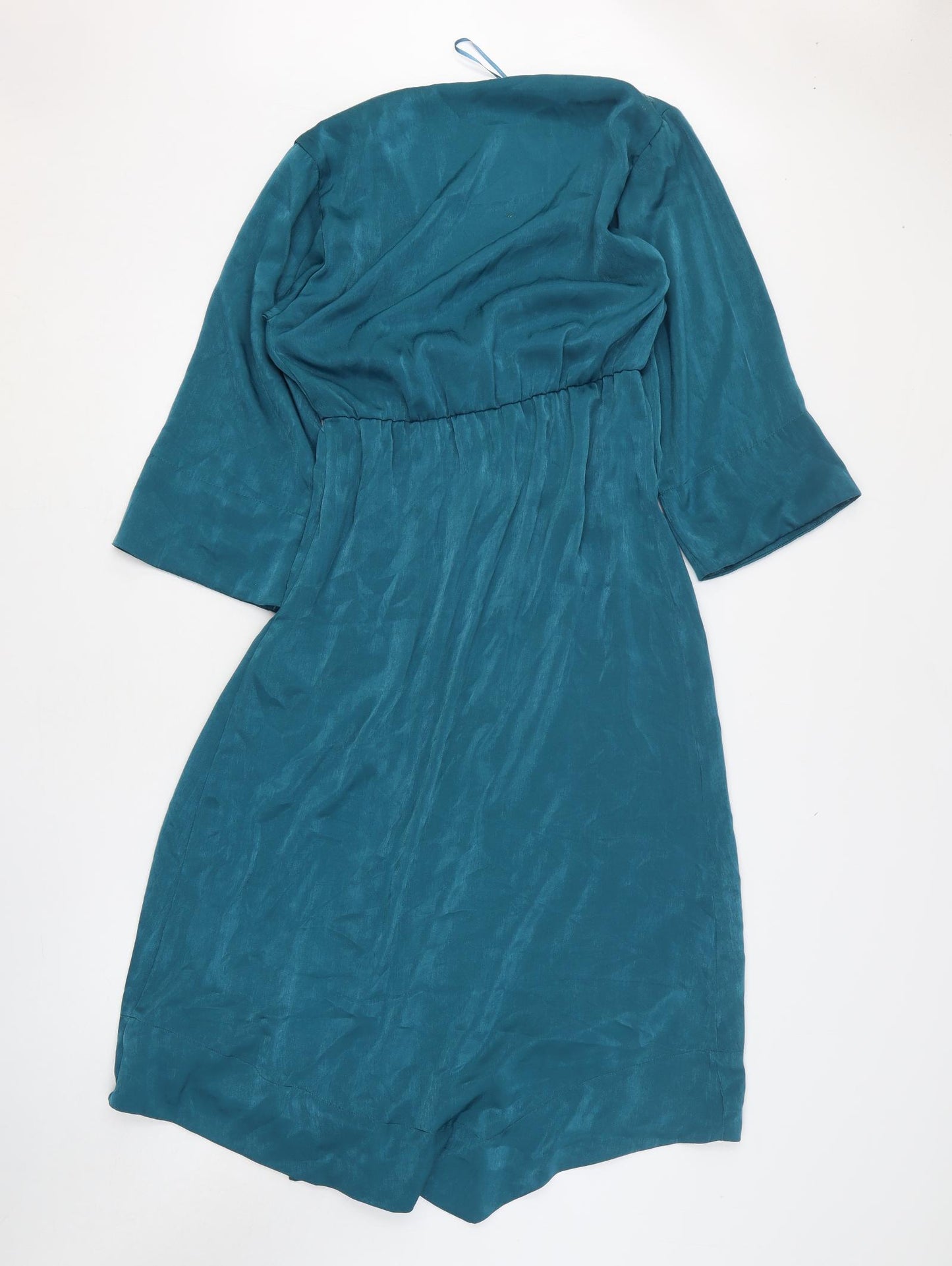 Zara Womens Blue Polyester Fit & Flare Size XS Scoop Neck Pullover
