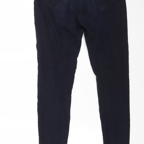 Eden Womens Blue Cotton Jegging Jeans Size 12 L28 in Regular