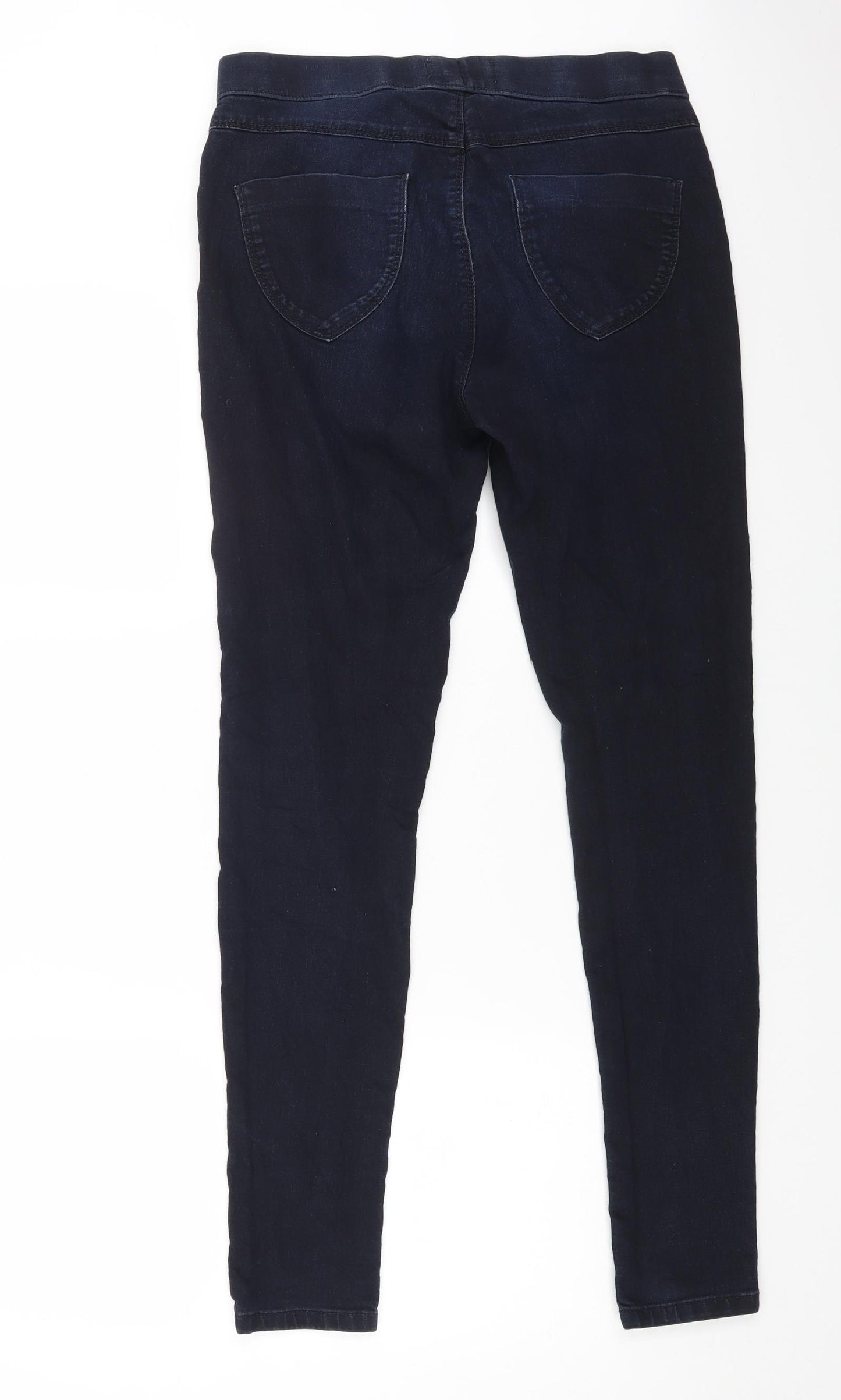 Eden Womens Blue Cotton Jegging Jeans Size 12 L28 in Regular