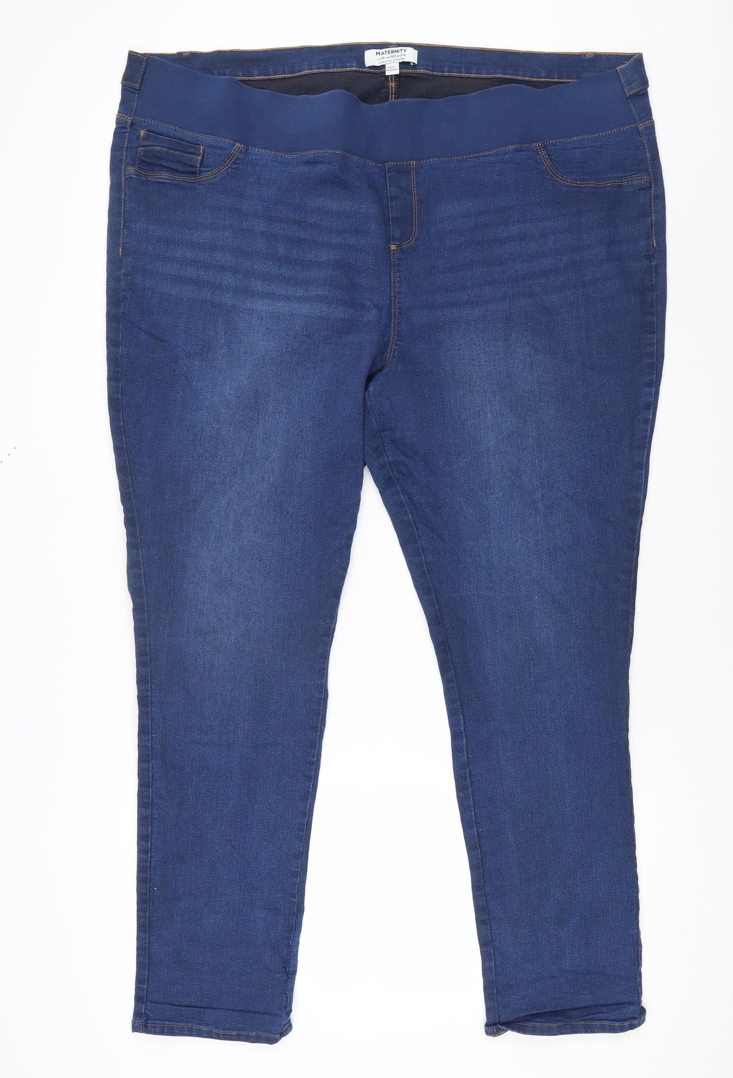 Dorothy Perkins Womens Blue Cotton Jegging Jeans Size 22 L28 in Regular