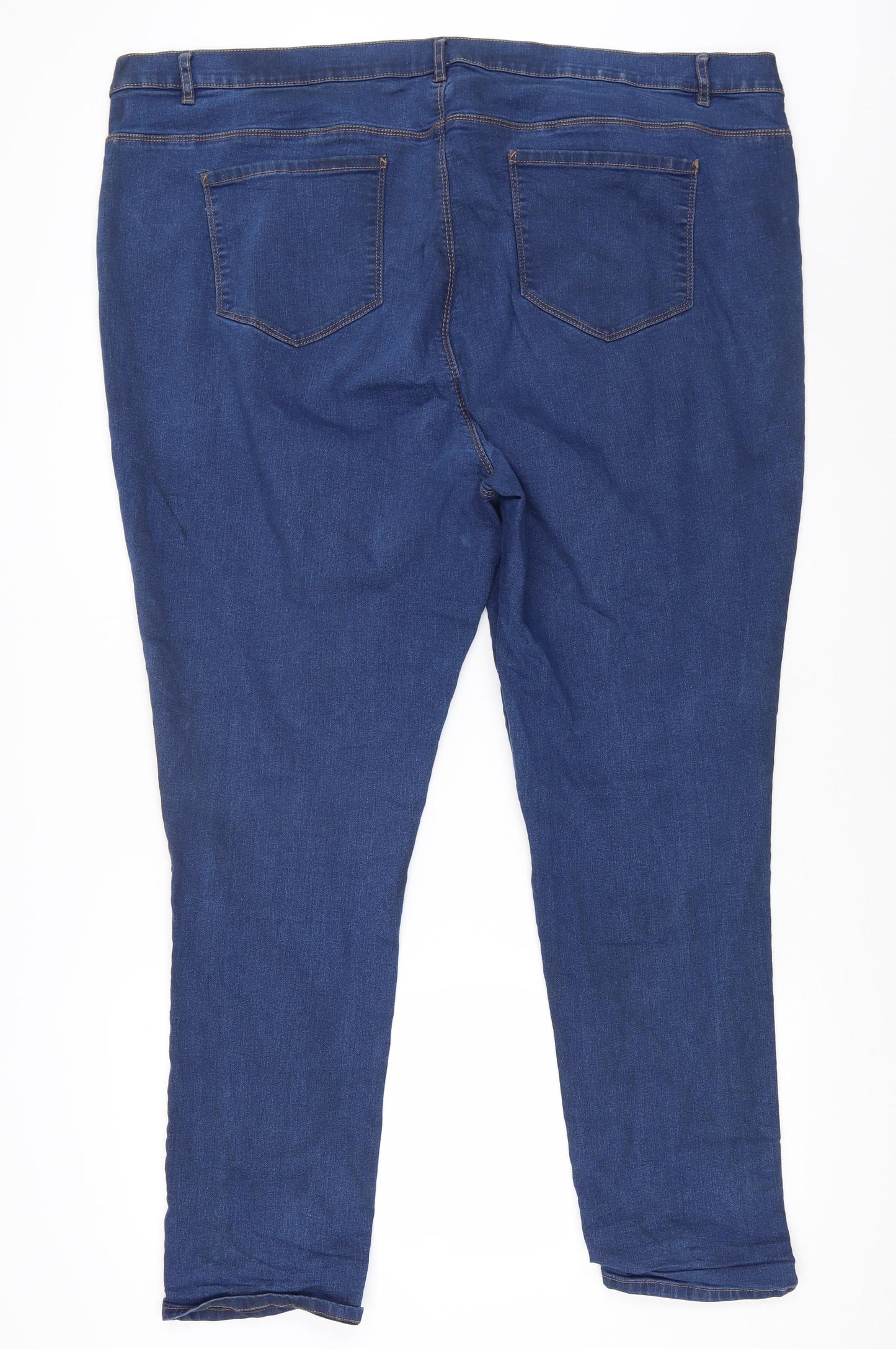 Dorothy Perkins Womens Blue Cotton Jegging Jeans Size 22 L28 in Regular