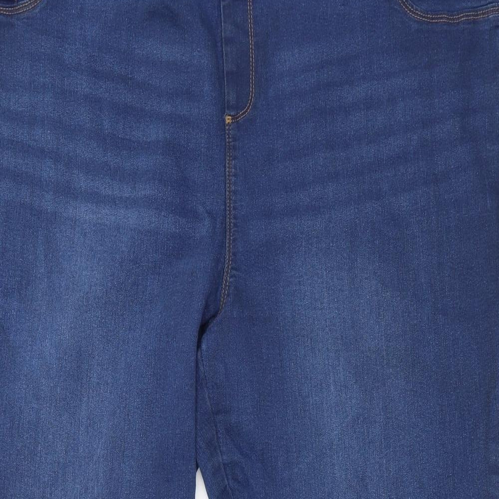 Dorothy Perkins Womens Blue Cotton Jegging Jeans Size 22 L28 in Regular