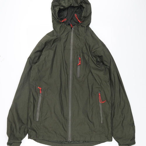 Peter Storm Mens Green Windbreaker Jacket Size M Zip