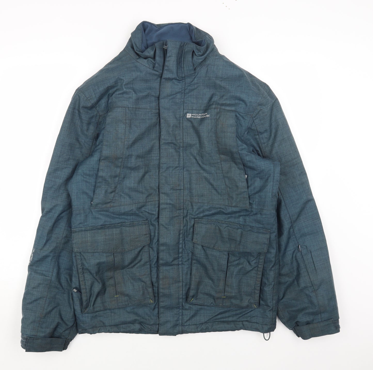 Mountain Warehouse Mens Blue Jacket Coat Size XS Zip