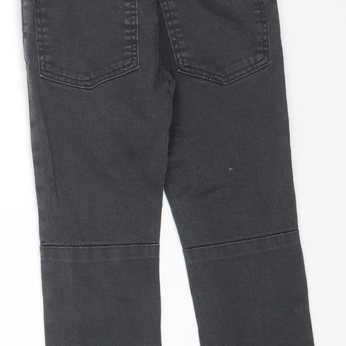 NEXT Boys Black Cotton Skinny Jeans Size 2-3 Years Regular Button