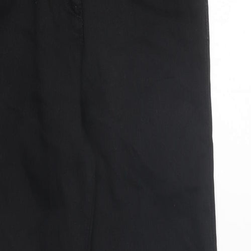 NEXT Womens Black Cotton Skinny Jeans Size 34 in L29 in Regular Zip