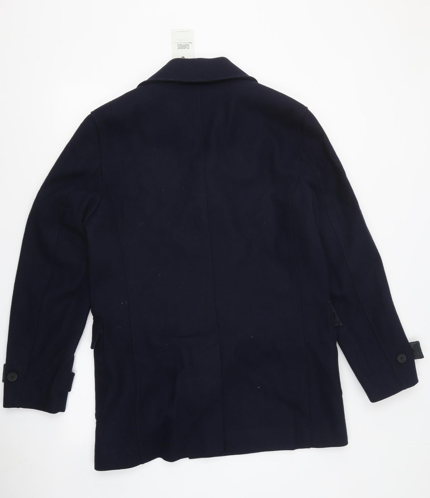 Guards London Mens Blue Parka Coat Size L Button