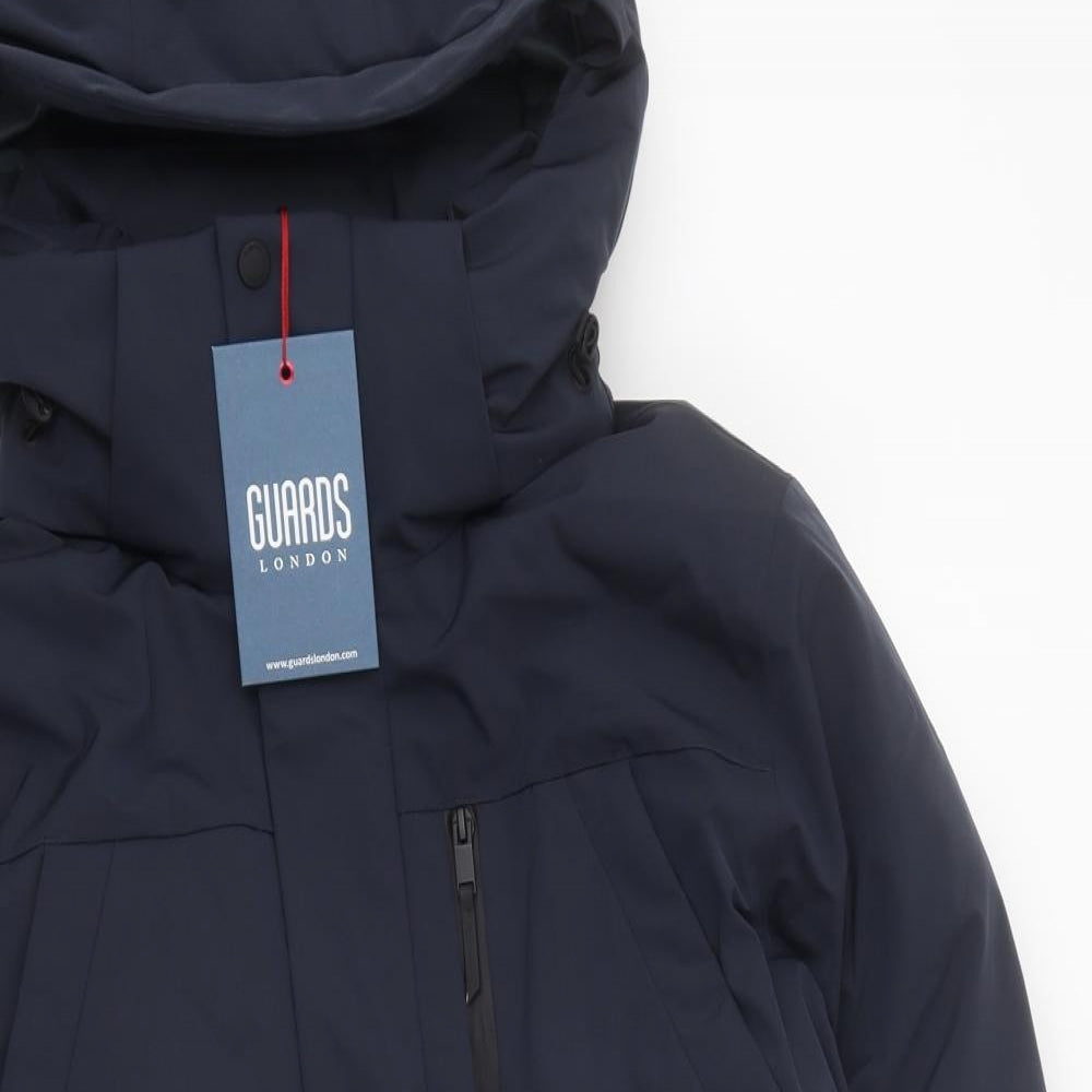 Guards London Mens Blue Rain Coat Coat Size MT Zip