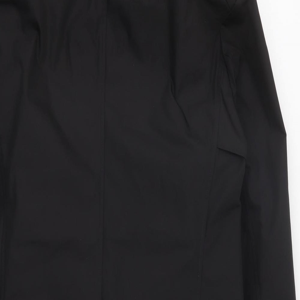 Guards London Mens Black Overcoat Coat Size 42 Button