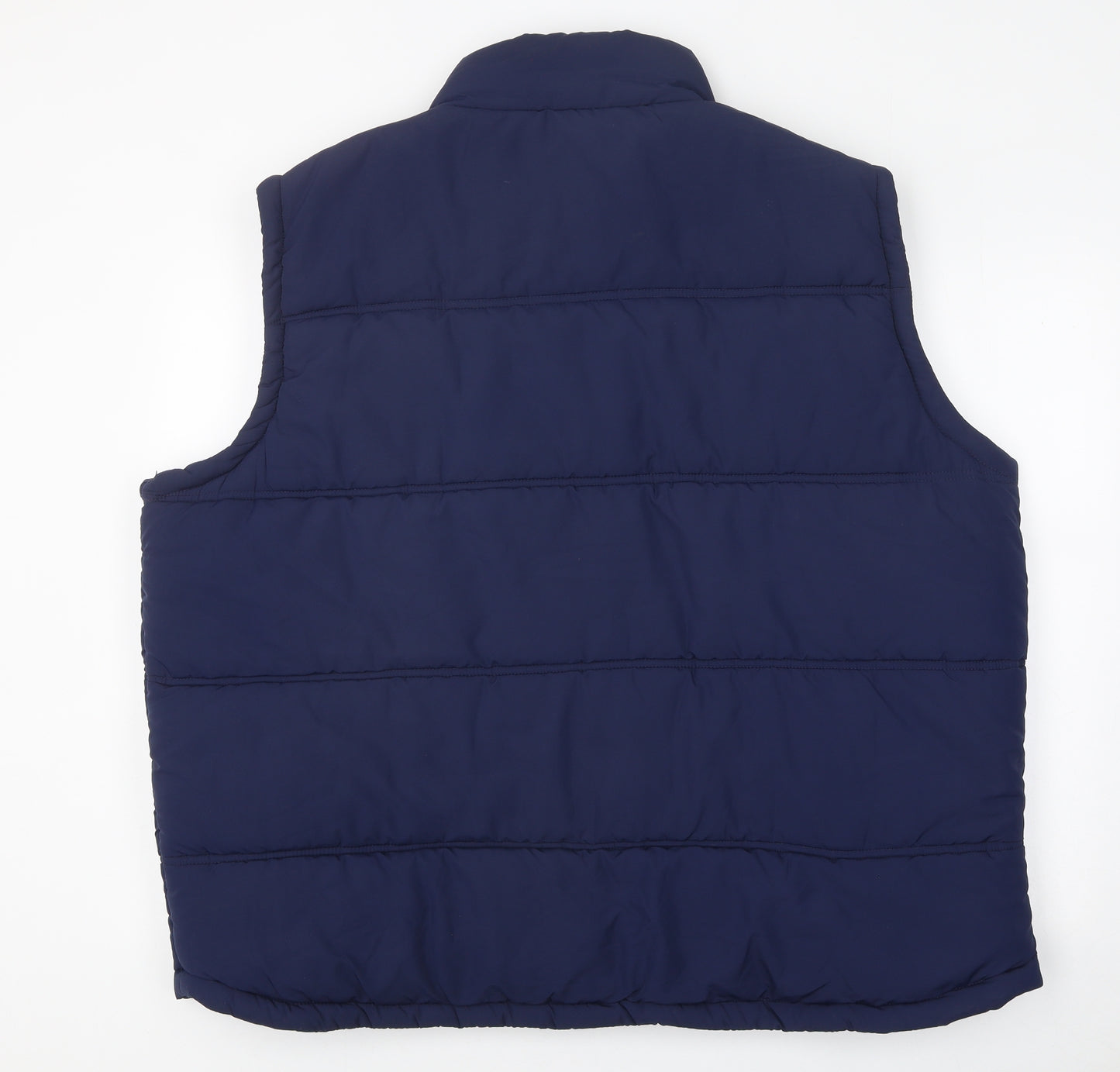 Lazy Jacks Mens Blue Gilet Jacket Size 3XL Zip