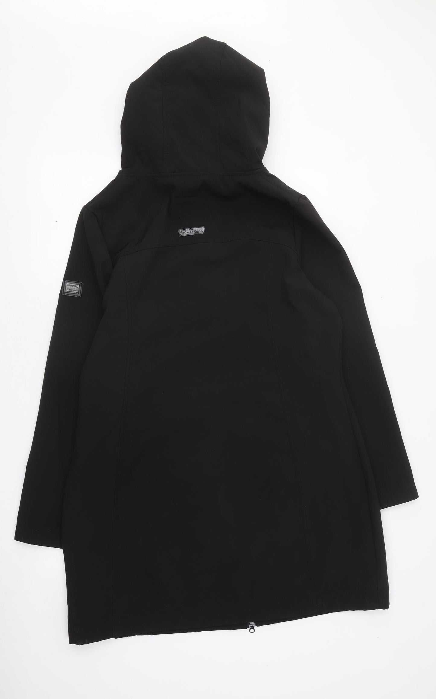 Regatta Womens Black Overcoat Coat Size 16 Zip