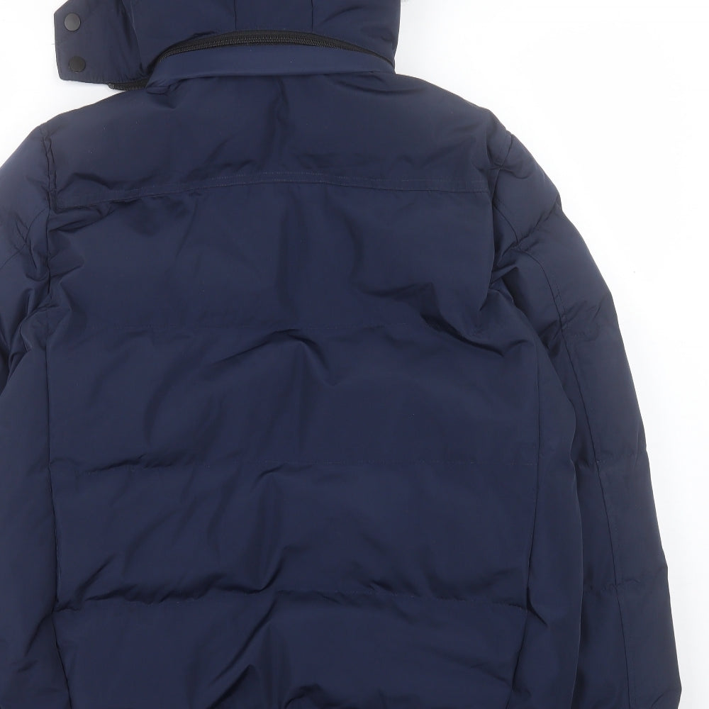 Dale of Norway Womens Blue Puffer Jacket Jacket Size L Zip