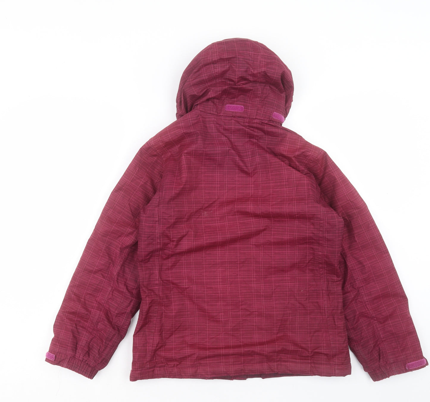 Regatta Girls Red Windbreaker Jacket Size 9-10 Years