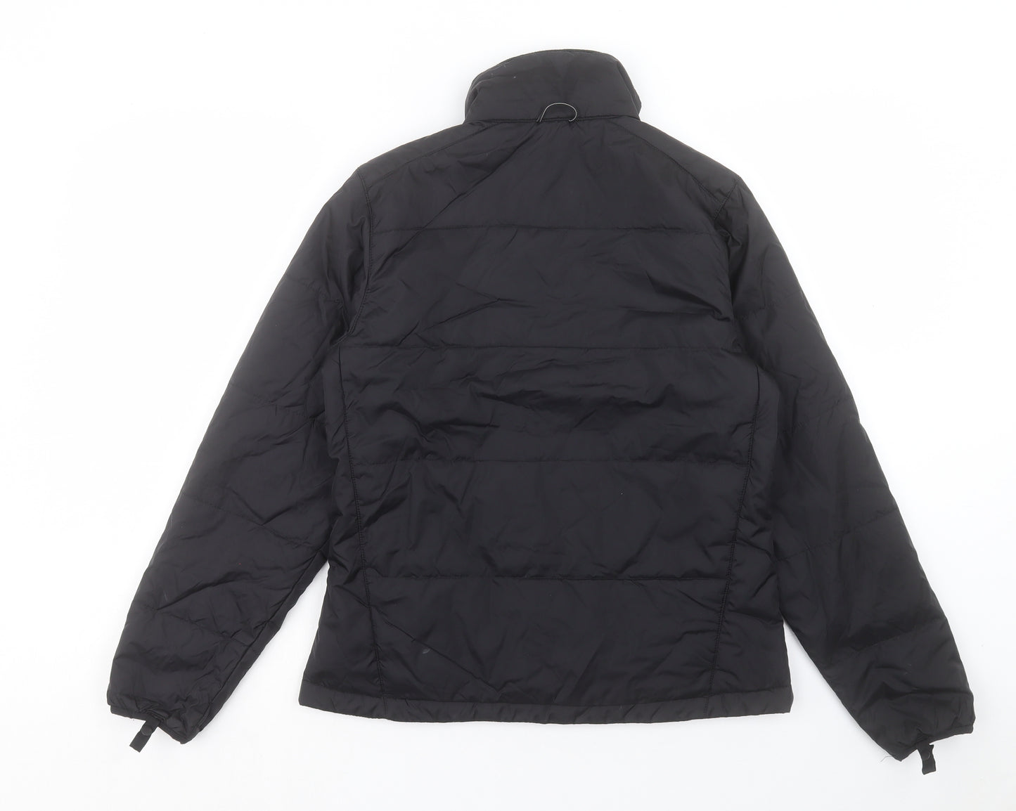 The North Face Womens Black Windbreaker Jacket Size S Zip