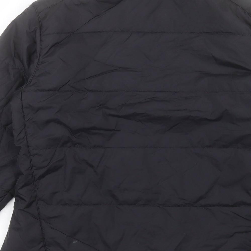 The North Face Womens Black Windbreaker Jacket Size S Zip