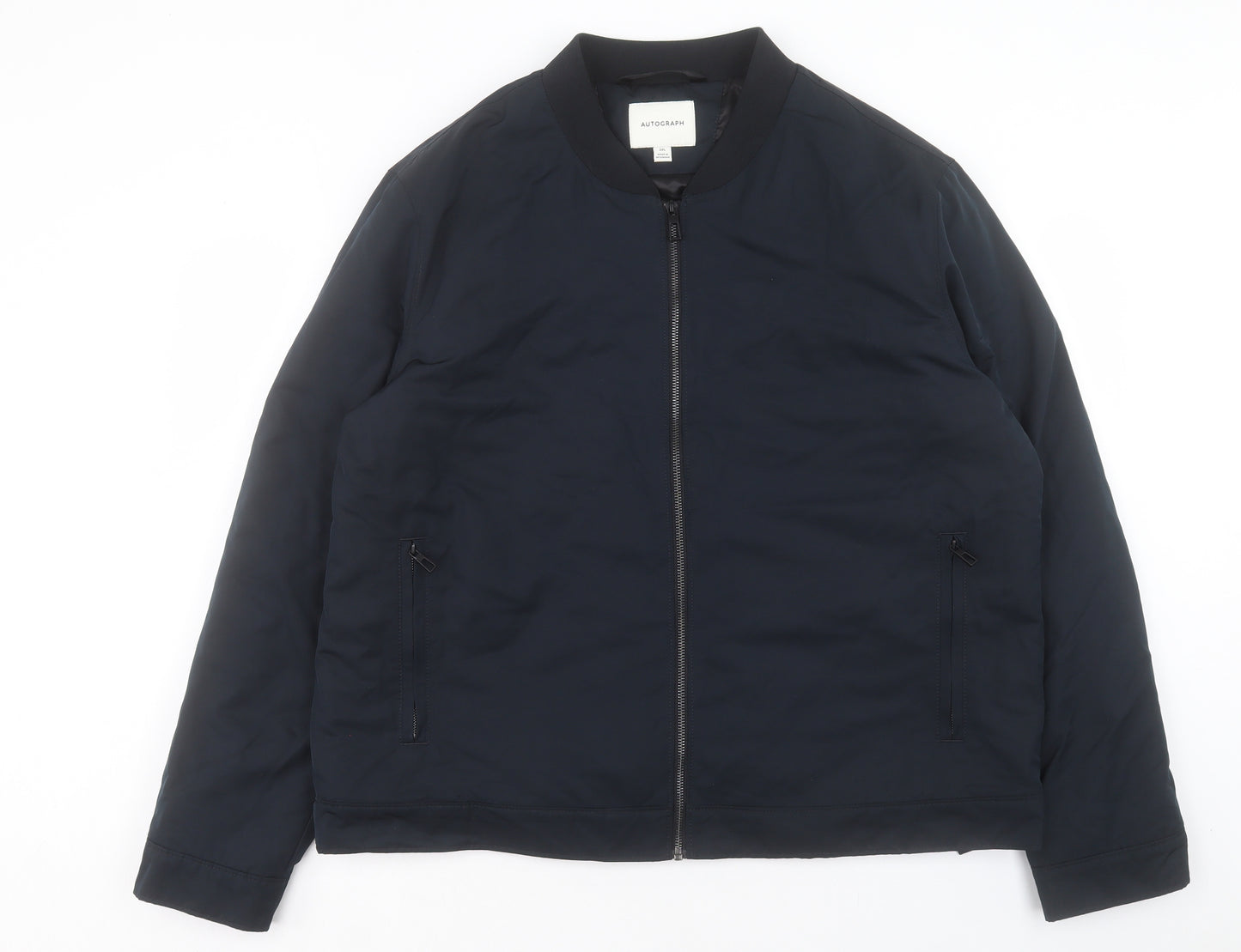 Autograph Mens Blue Jacket Size 2XL Zip