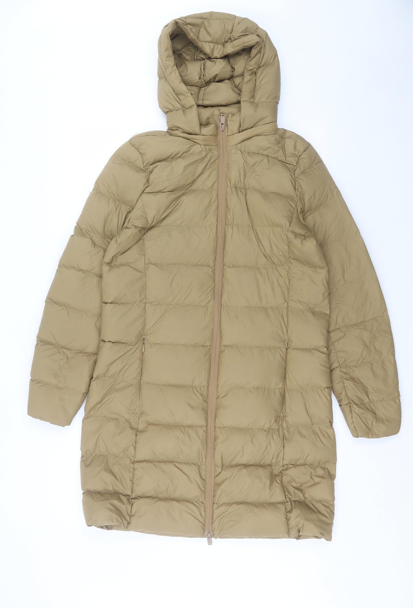 Marks and Spencer Womens Brown Puffer Jacket Jacket Size 12 Zip