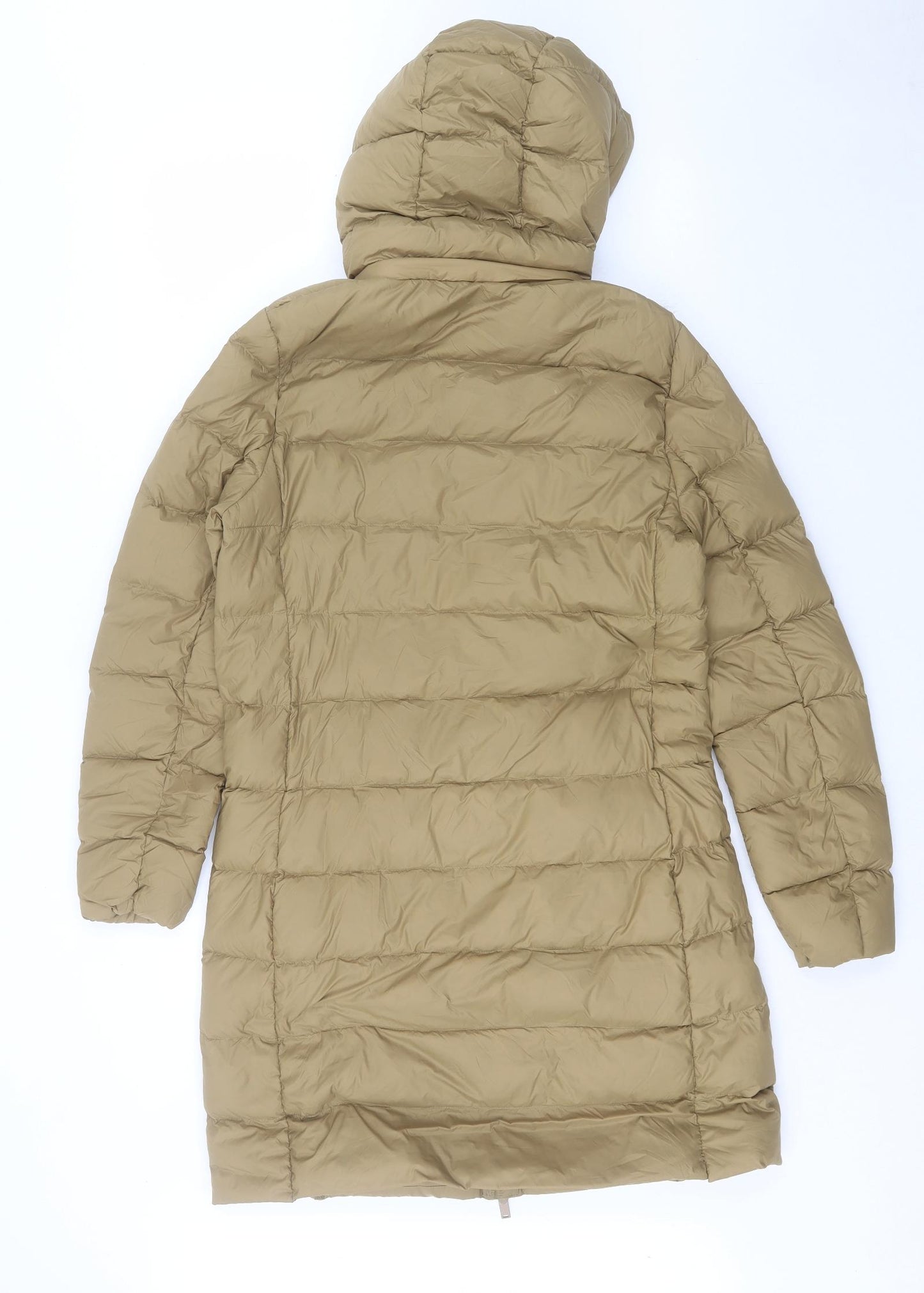Marks and Spencer Womens Brown Puffer Jacket Jacket Size 12 Zip