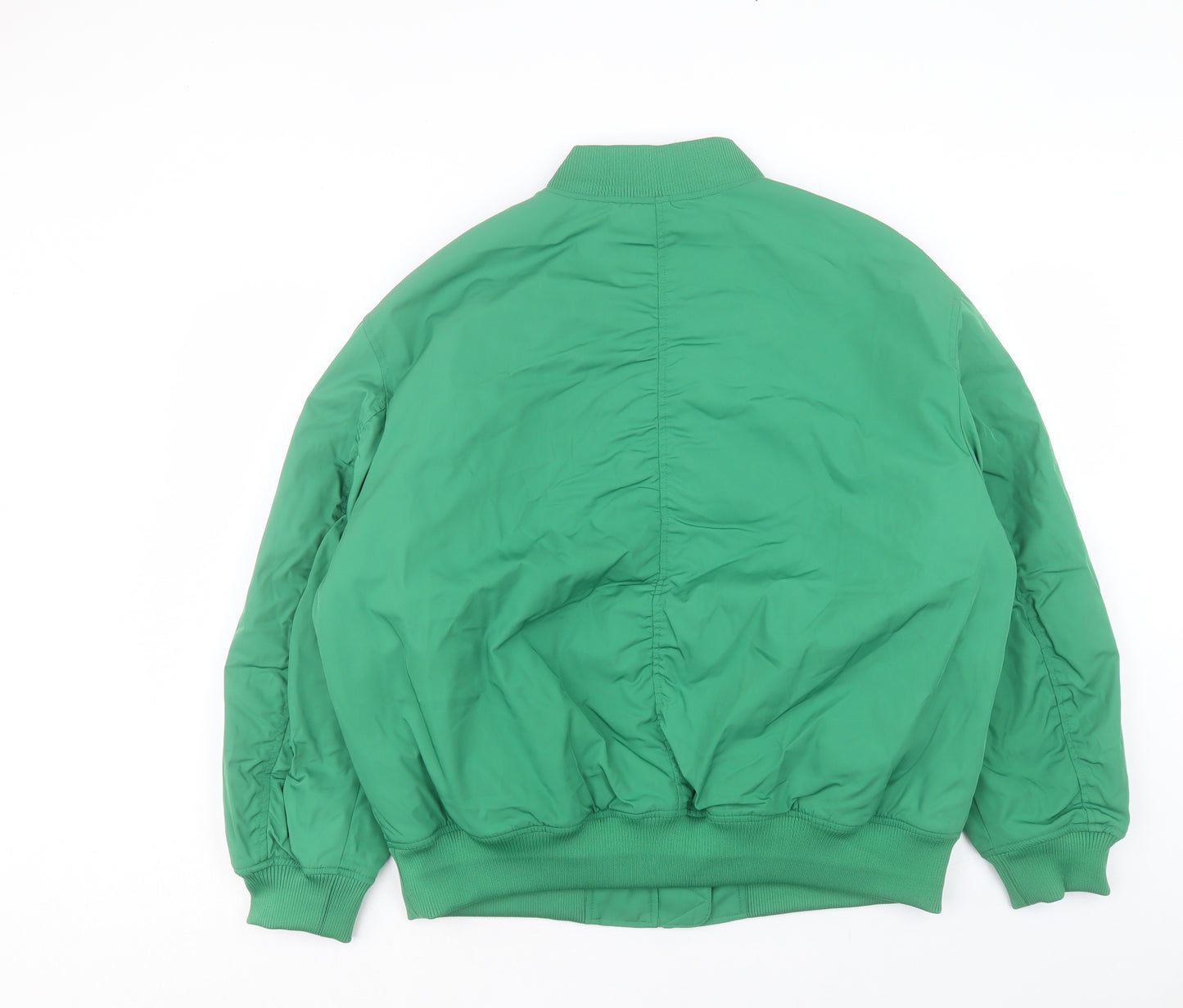 Marks and Spencer Womens Green Bomber Jacket Jacket Size 16 Zip
