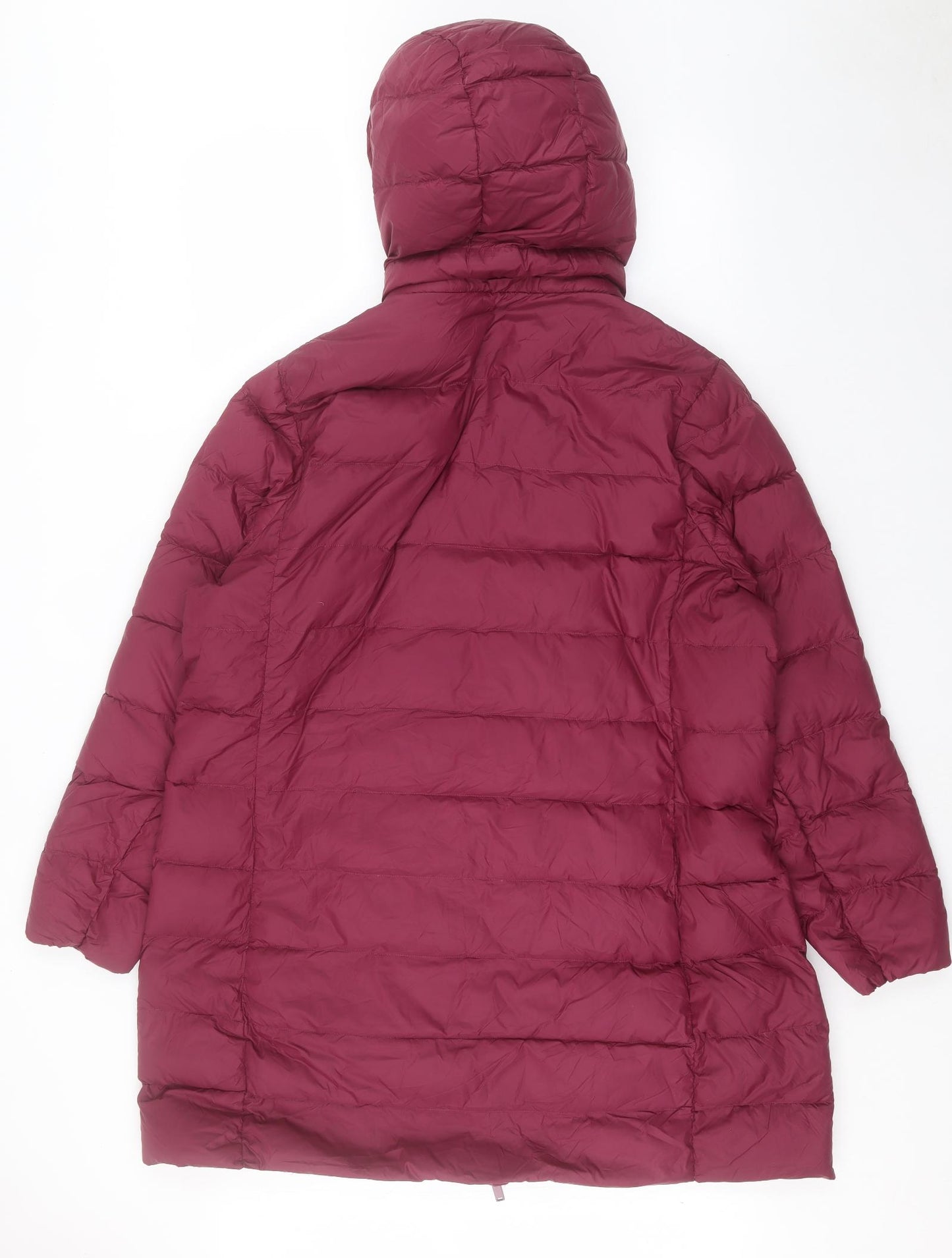 Marks and Spencer Womens Purple Puffer Jacket Jacket Size 22 Zip