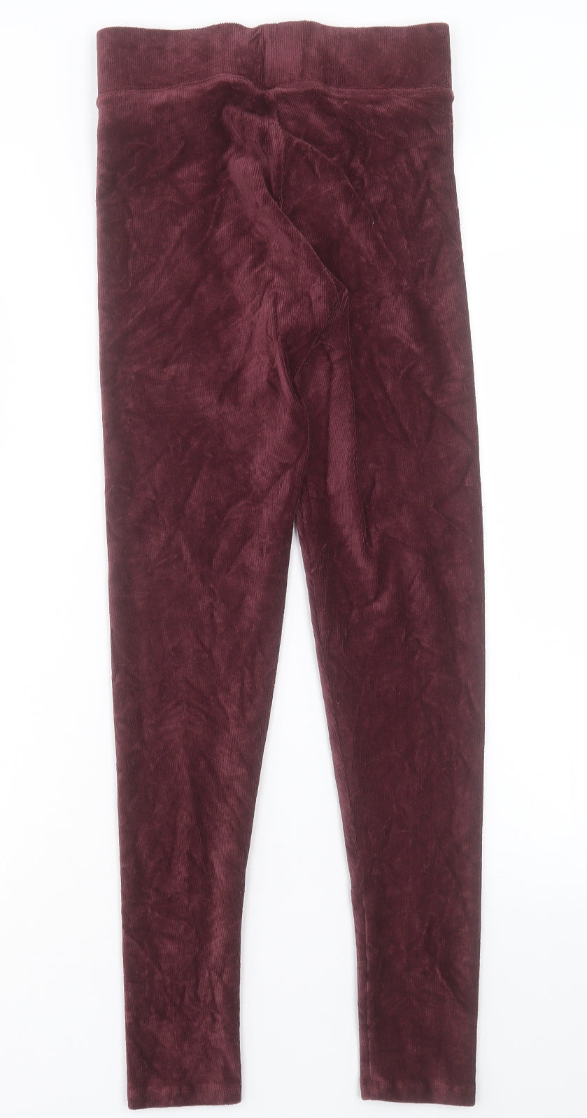 Marks and Spencer Womens Purple Cotton Jogger Leggings Size 6 L28 in