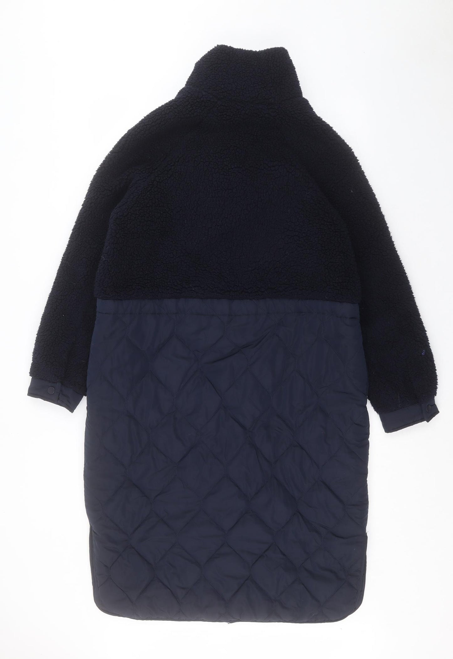 Marks and Spencer Womens Blue Jacket Size 8 Zip