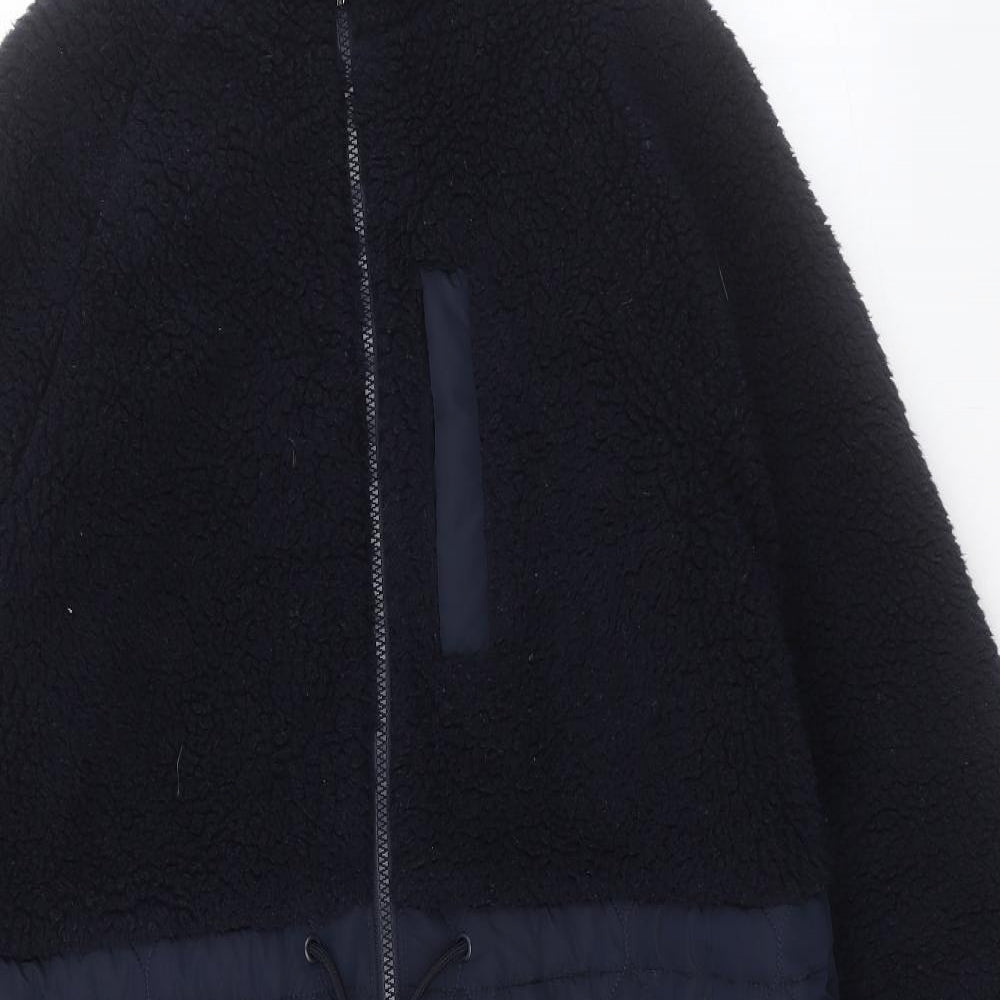Marks and Spencer Womens Blue Jacket Size 8 Zip