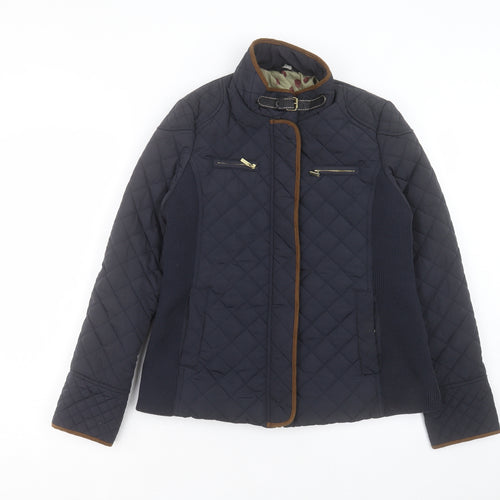 F&F Womens Blue Jacket Size 10 Zip